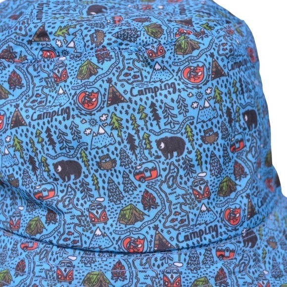 Toddler Floppy Tops Reversible Bucket Hat, OSFM - Picture 2 of 5